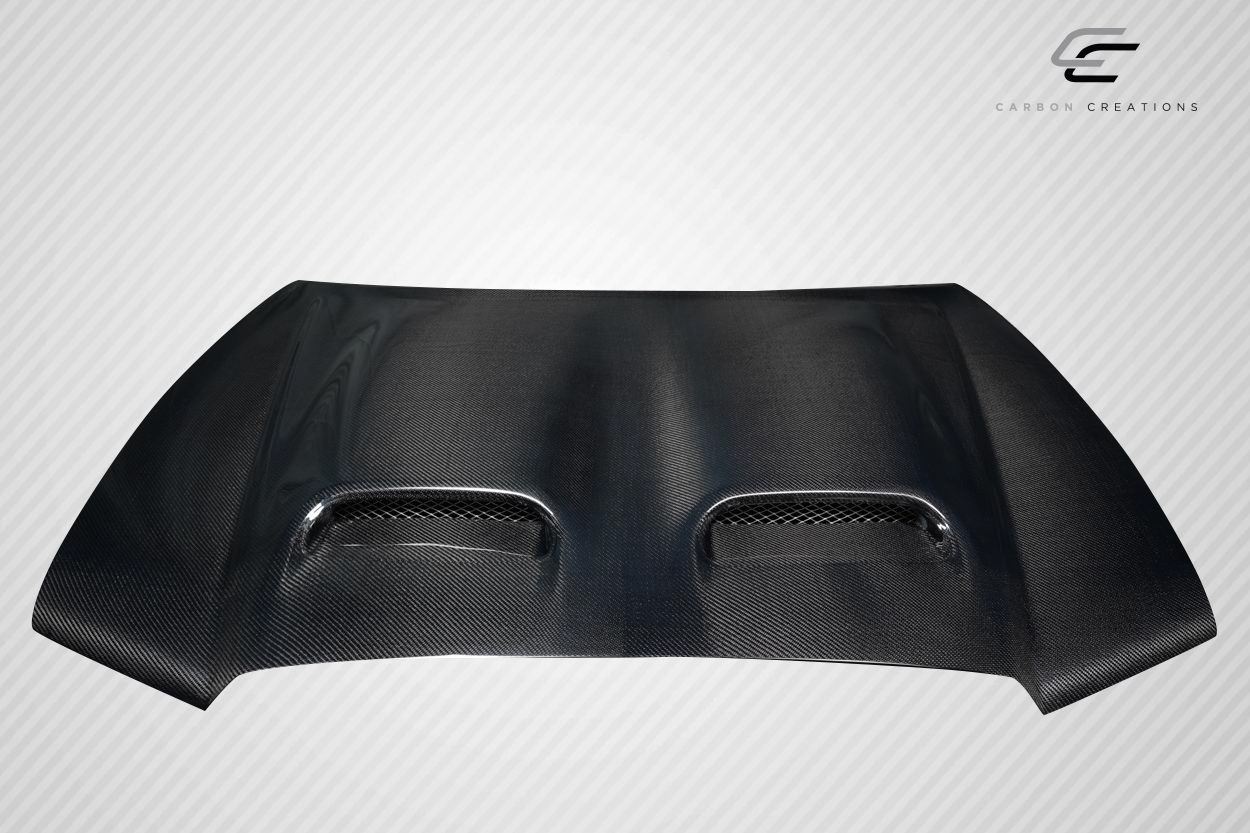 2011-2014 Dodge Charger Carbon Creations Redeye Look Hood - 1 Piece / Vehicle Year Make Model Trim - 2011-2014-Dodge Charger ALL / Product Type - Hood / Style Name -Redeye Look / Kit Material - Carbon Fiber / Notes -