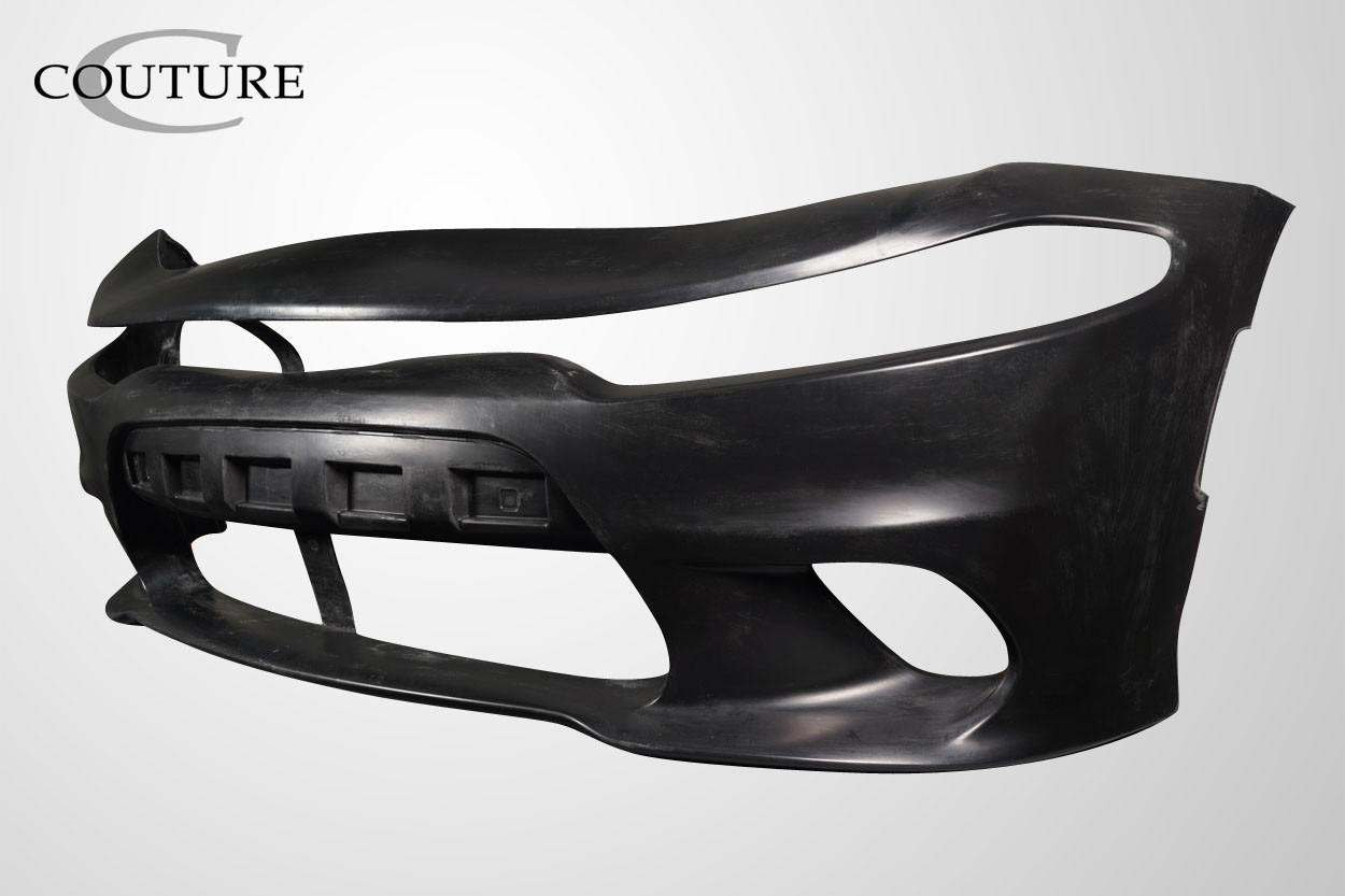 2015-2021 Dodge Charger Couture Polyurethane Hellcat Look Front Bumper Cover - 1 Piece (S) / Vehicle Year Make Model Trim - 2015-2021-Dodge Charger ALL / Product Type - Front Bumper / Style Name -Hellcat Look / Kit Material - Polyurethane / Notes -