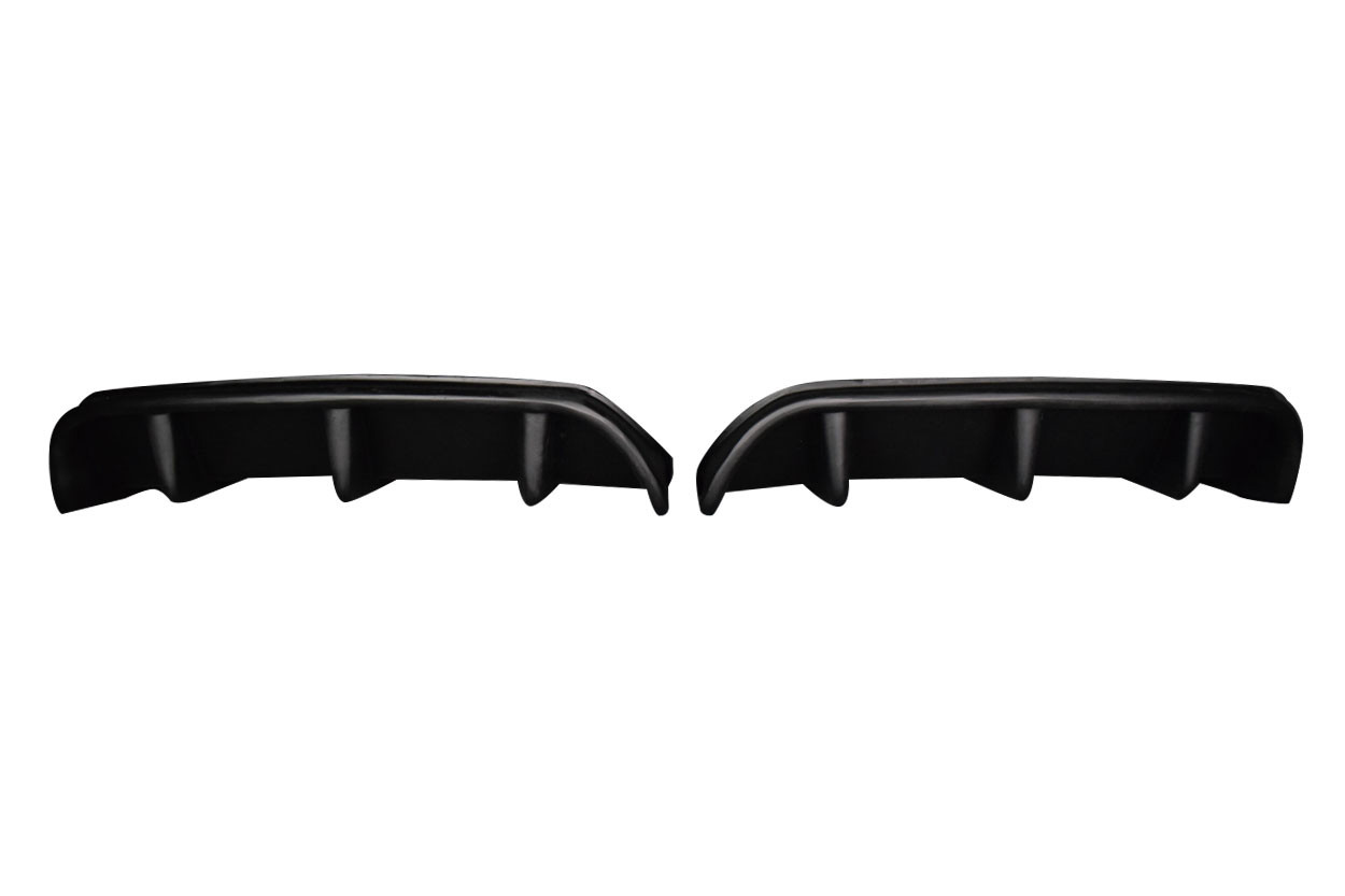 2021-2022 Ford Mustang Mach-E Duraflex Volt Rear Diffuser - 2 Pieces / Vehicle Year Make Model Trim - 2021-2025-Ford Mach-E ALL / Product Type - Rear Lip/Add On / Style Name -Volt / Kit Material - FRP (Fiberglass Reinforced Plastics) / Notes -
