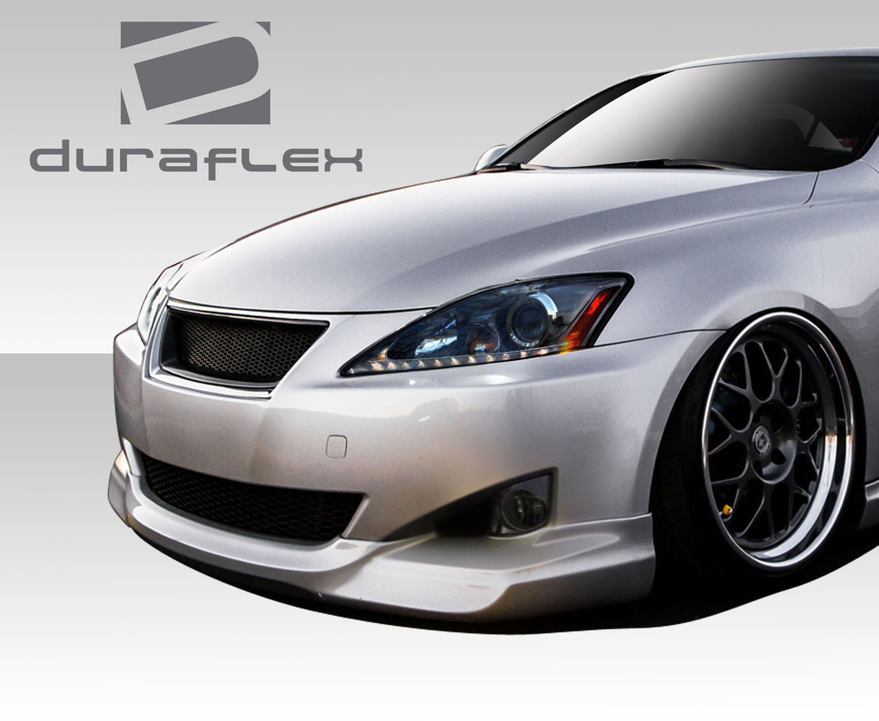 2006-2008 Lexus IS Series IS250 IS350 Duraflex I-Spec Body Kit - 4 Piece - Includes I-Spec Front Lip Under Spoiler Air Dam (108672) I-Spec Side Skirts Rocker Panels (108673)  V Speed Rear Lip Under Spoiler Air Dam (114960) / Vehicle Year Make Model Trim - 2006-2008-Lexus IS ALL / Product Type - Kit / Style Name -I-Spec / Kit Material - FRP (Fiberglass Reinforced Plastics) / Notes -