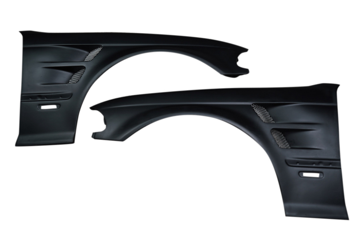 2000-2006 BMW 3 Series E46 Duraflex Savala Front Fenders - 2 Pieces / Vehicle Year Make Model Trim - 2000-2006-BMW 3 Series ALL / Product Type - Fender / Style Name -Savala / Kit Material - FRP (Fiberglass Reinforced Plastics) / Notes -