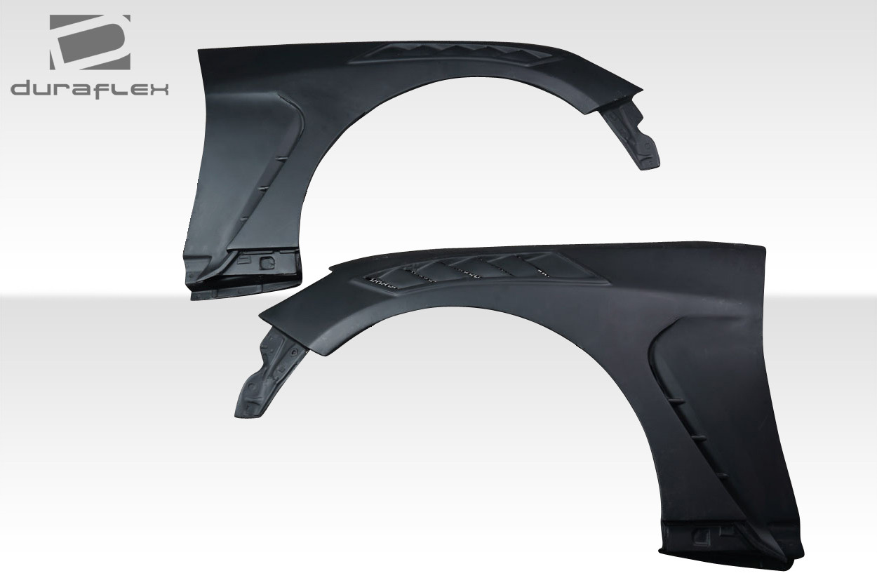 2022-2025 Toyota GR86 / Subaru BRZ Duraflex Vortex Front Fenders - 2 Pieces / Vehicle Year Make Model Trim - 2022-2025-Toyota GR86 ALL / Product Type - Fender / Style Name -Vortex / Kit Material - FRP (Fiberglass Reinforced Plastics) / Notes -