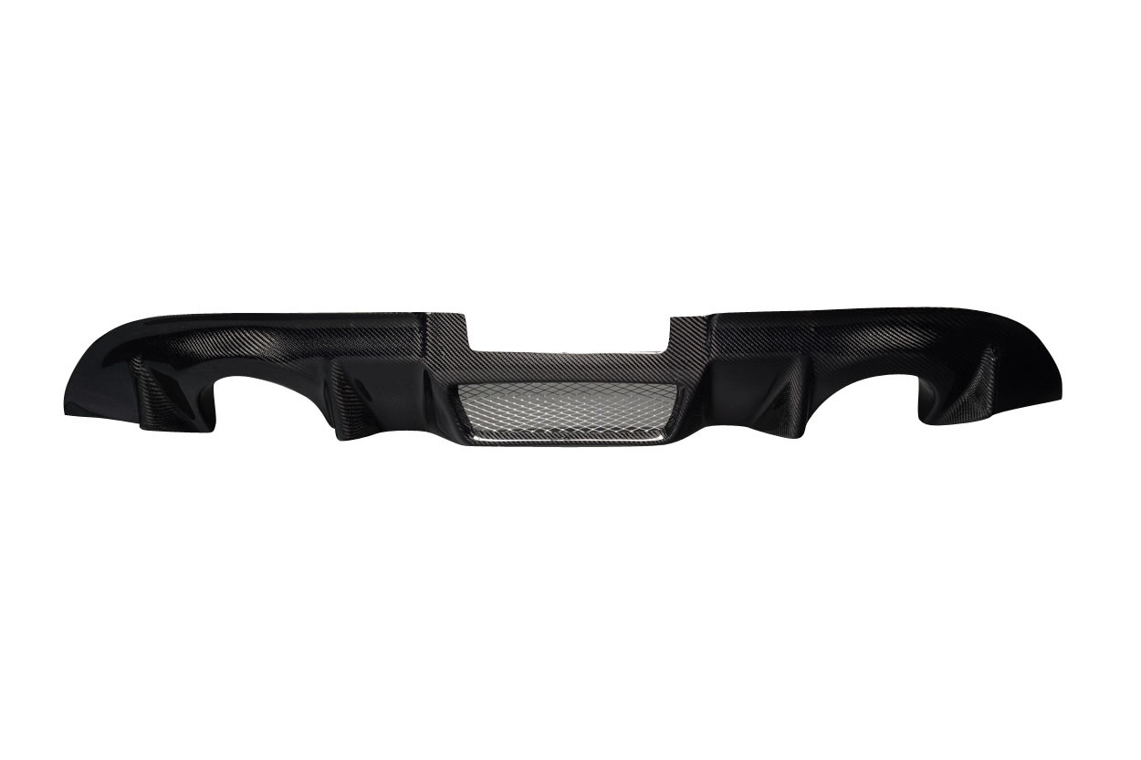 2008-2015 Infiniti G Coupe G37 Q60 Carbon Creations Rega Rear Diffuser - 1 Piece / Vehicle Year Make Model Trim - 2008-2015-Infiniti G Coupe ALL / Product Type - Rear Lip/Add On / Style Name -Rega / Kit Material - Carbon Fiber / Notes -