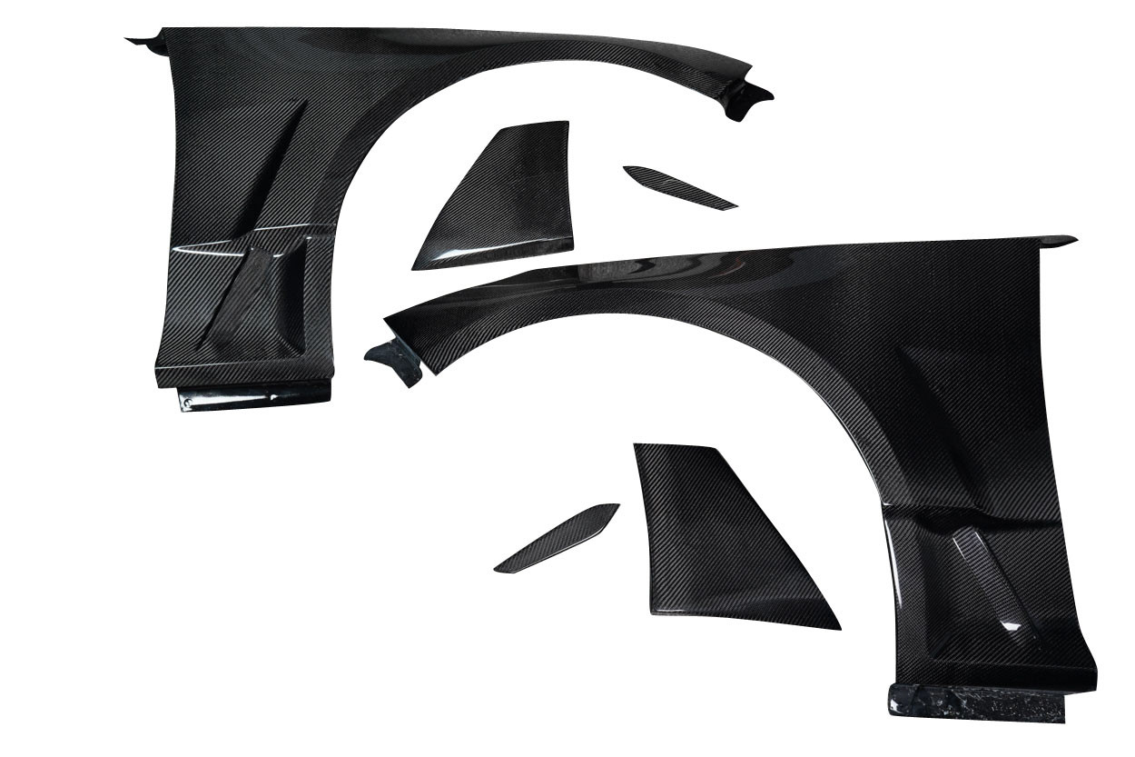 2020-2025 Cadillac CT5 Carbon Creations Impulse Front Fenders - 6 Pieces / Vehicle Year Make Model Trim - 2020-2025-Cadillac CT5 ALL / Product Type - Fender / Style Name -Impulse / Kit Material - Carbon Fiber / Notes -