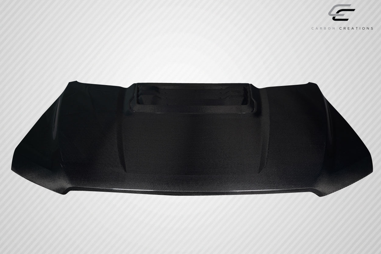 2017-2020 Ford Raptor Carbon Creations OEM Look Hood - 1 Piece / Vehicle Year Make Model Trim - 2017-2020-Ford Raptor  / Product Type - Hood / Style Name -OEM Look / Kit Material - Carbon Fiber / Notes -