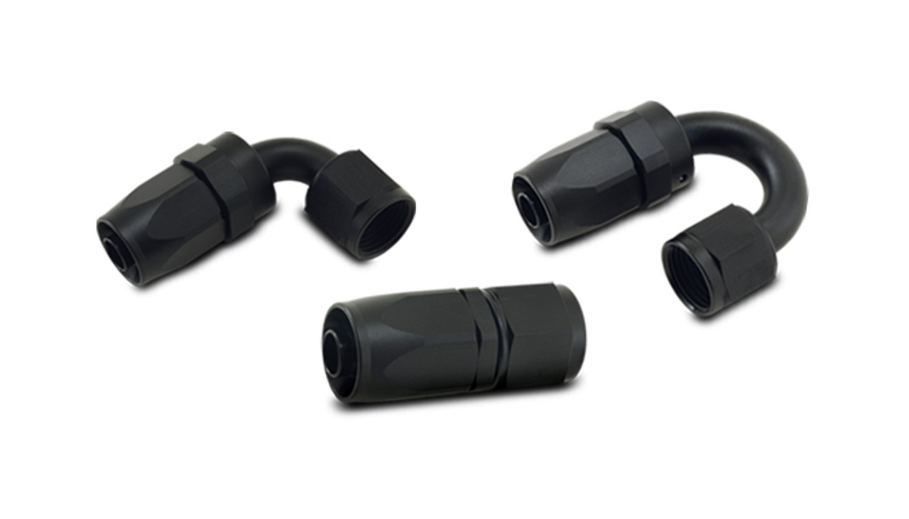 Vibrant Hose End Fittings for Rubber Lined Flex Hose - 6AN to 16AN