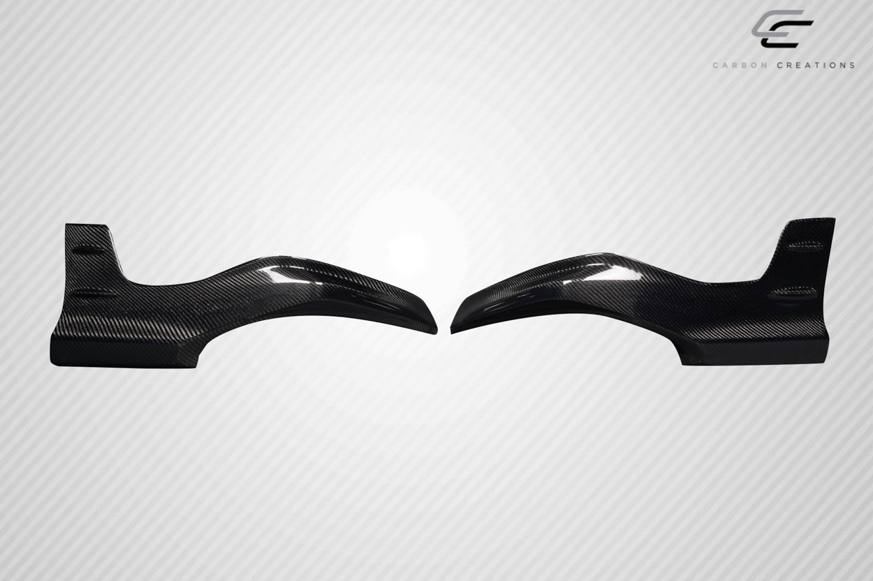 2022-2024 Honda Civic HB Carbon Creations Merella Rear Lip Add on Spoilers - 2 Pieces (S) / Vehicle Year Make Model Trim - 2022-2024-Honda Civic ALL / Product Type - Rear Lip/Add On / Style Name -Merella / Kit Material - Carbon Fiber / Notes -