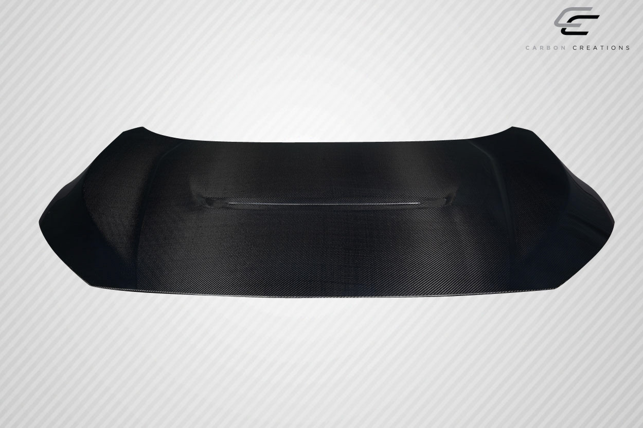 2016-2021 Honda Civic Carbon Creations Type R Look Hood - 1 Piece / Vehicle Year Make Model Trim - 2016-2021-Honda Civic  / Product Type - Hood / Style Name -Type R Look / Kit Material - Carbon Fiber / Notes -