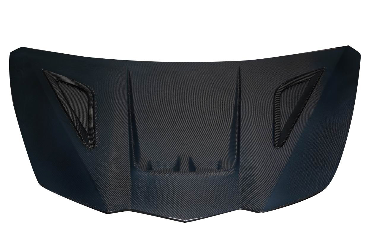 2020-2025 Chevrolet Corvette C8 Carbon Creations Savannah Hood - 3 Pieces (S) / Vehicle Year Make Model Trim - 2020-2025-Chevrolet Corvette ALL / Product Type - Hood / Style Name -Savannah / Kit Material - Carbon Fiber / Notes -