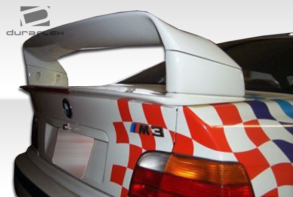 1992-1998 BMW 3 Series M3 E36 2DR Duraflex DTM Look Wing Trunk Lid Spoiler - 2 Piece / Vehicle Year Make Model Trim - 1992-1998-BMW 3 Series 2DR / Product Type - Wing / Style Name -DTM / Kit Material - FRP (Fiberglass Reinforced Plastics) / Notes -
