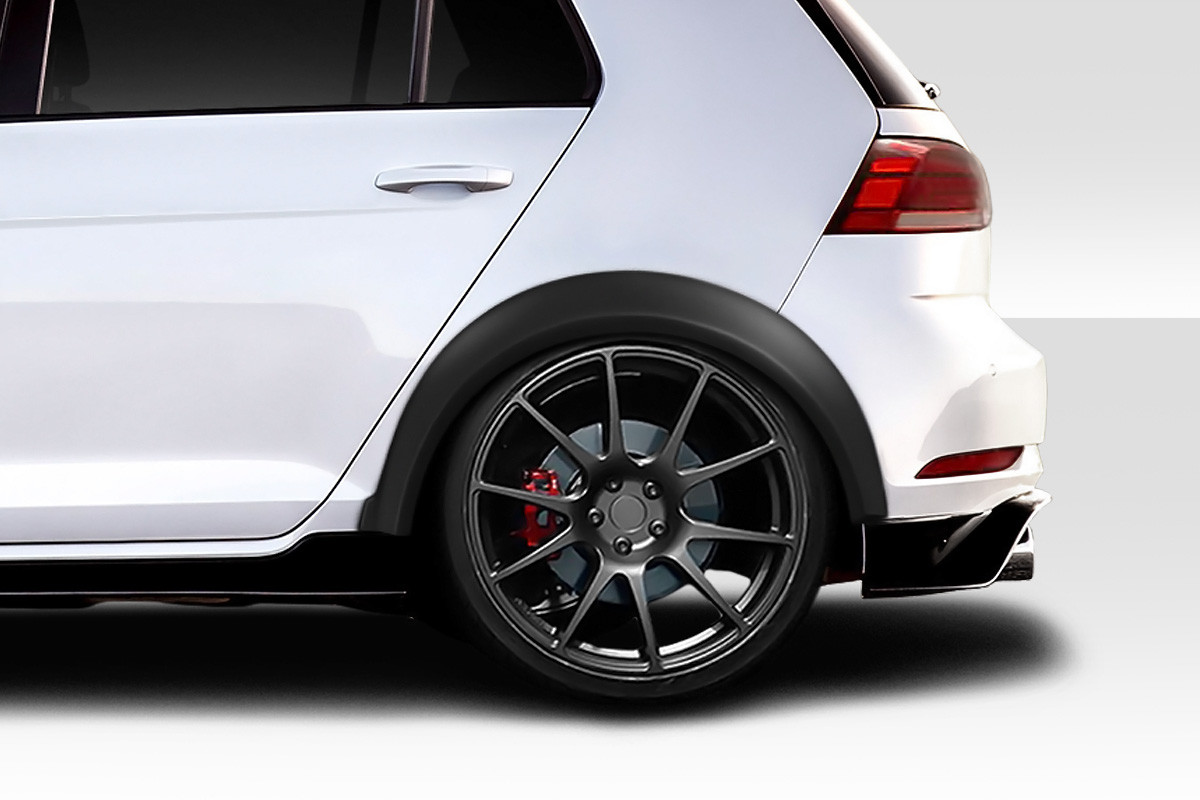 2015-2021 Volkswagen Golf / GTI Duraflex Stance Fender Flares - 4 Piece / Vehicle Year Make Model Trim - 2015-2021-Volkswagen Golf ALL / Product Type - Fender Flare / Style Name -Stance / Kit Material - FRP (Fiberglass Reinforced Plastics) / Notes -