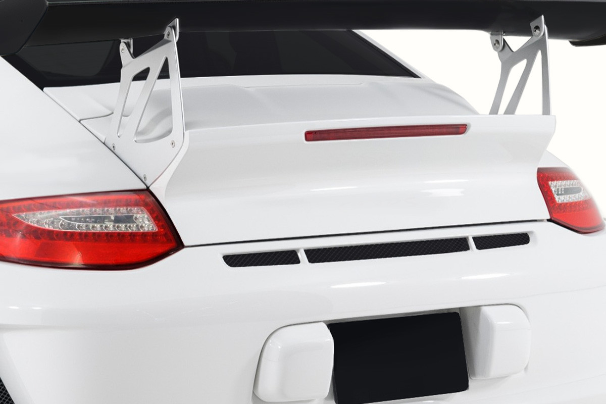 2009-2012 Porsche 911 997 Duraflex GT3 RS Look Trunk - 1 Piece (GT3 RS Engine) / Vehicle Year Make Model Trim - 2009-2012-Porsche 997  / Product Type - Wing / Style Name -GT3 RS Look / Kit Material - FRP (Fiberglass Reinforced Plastics) / Notes - Note: For GT3 RS Engine