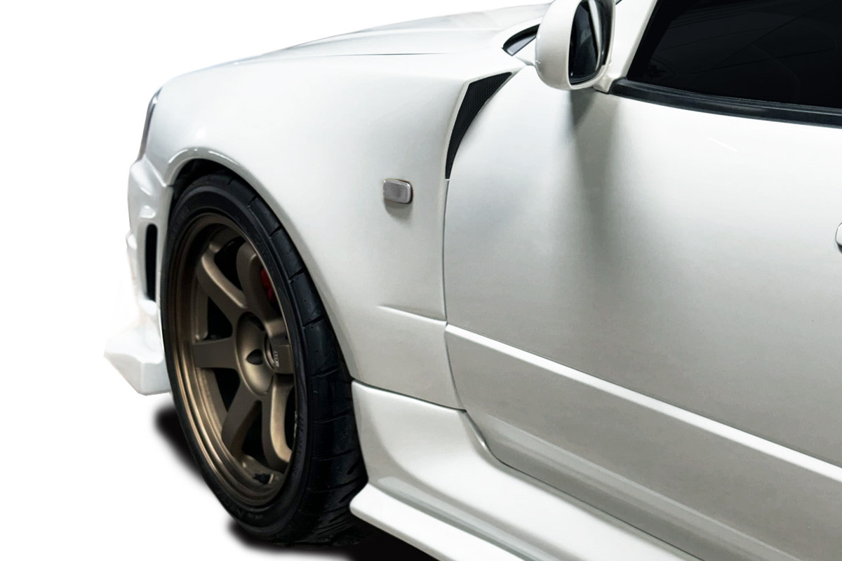 Fender GTRページ 1999-2002 Nissan Skyline R34 GT-R Duraflex Z-Tune Look Front
