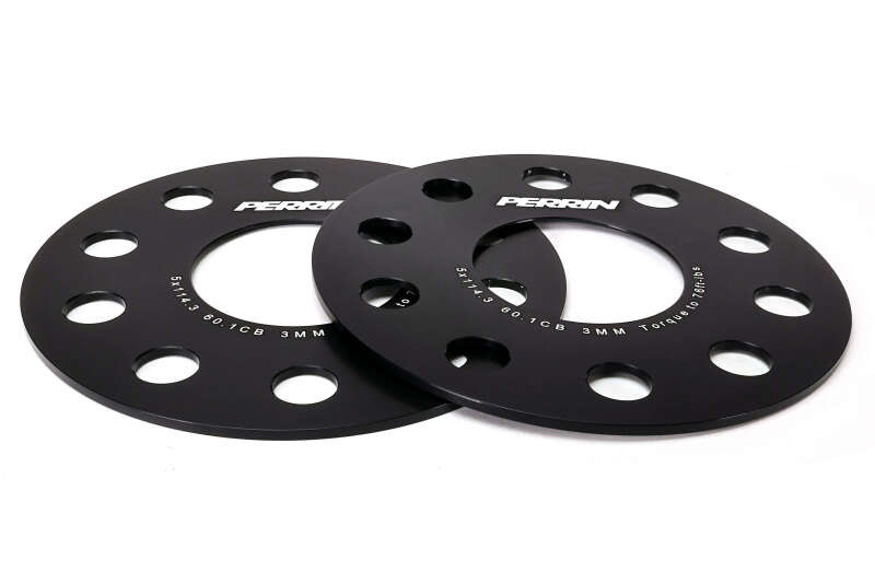 PERRIN 23-26 Toyota GR Corolla 60.1mm CB / 5x114.3 BP Wheel Spacers - 3mm - PTP-WHL-103BK User 1