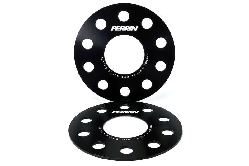 PERRIN 23-26 Toyota GR Corolla 60.1mm CB / 5x114.3 BP Wheel Spacers - 3mm - PTP-WHL-103BK User 1