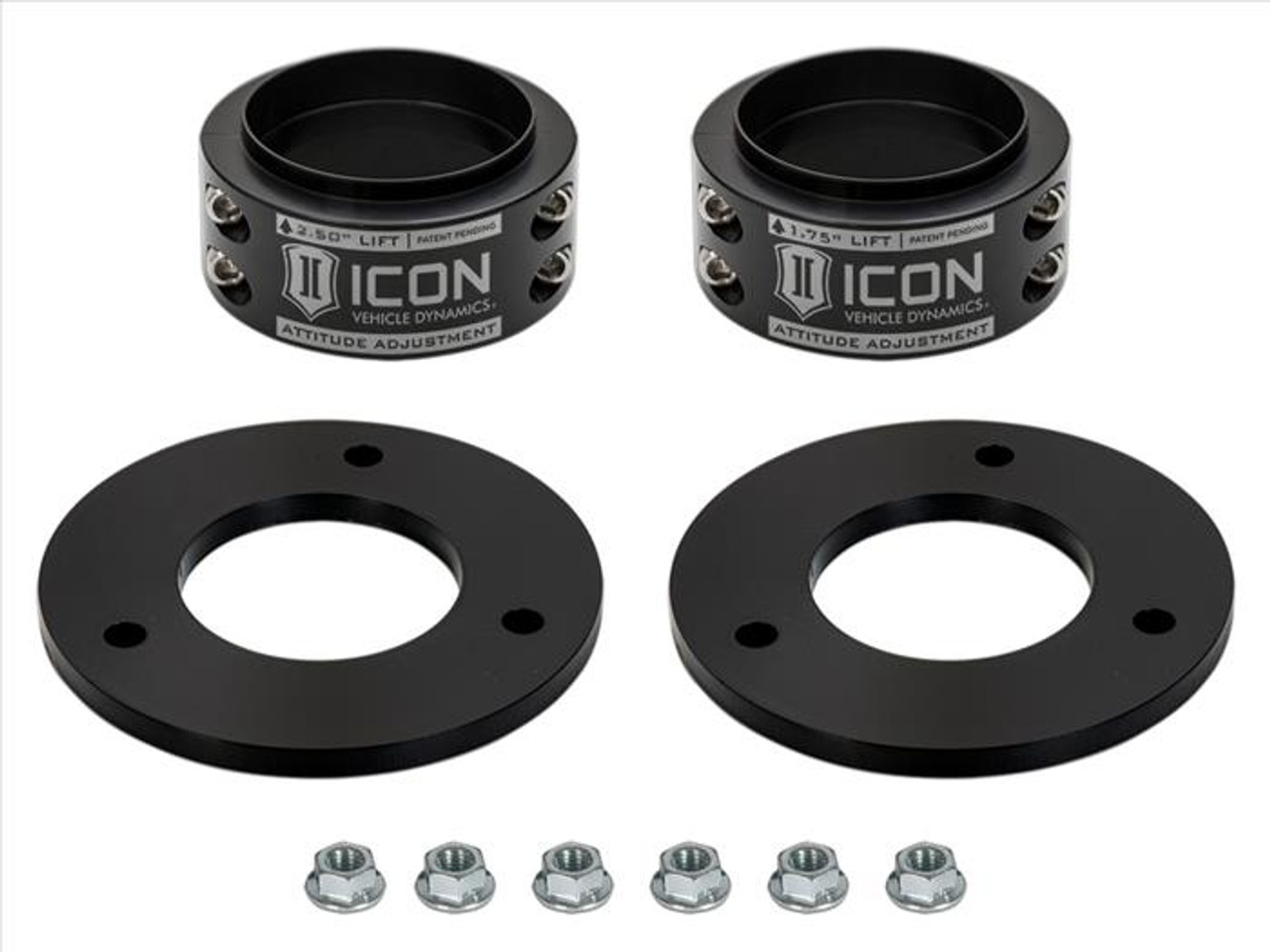 Icon .5-2.50” AAC Front Leveling Kit - Non 37 Package - Gen 3 Raptor