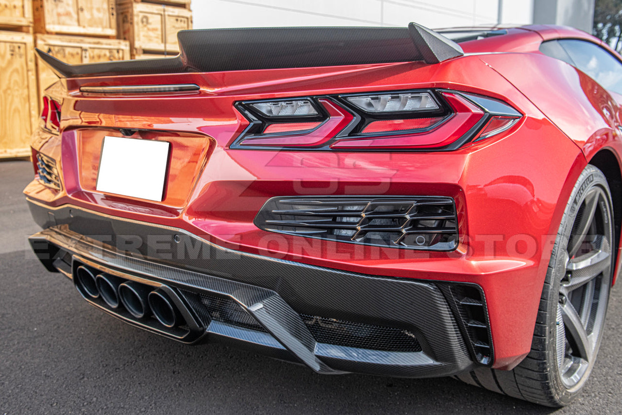 EOS Carbon Fiber Duck Tail Rear Spoiler - C8 Corvette Z06