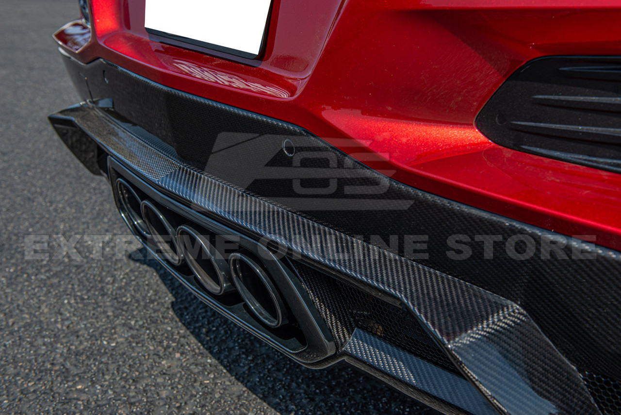 EOS Carbon Fiber Rear Diffuser - C8 Corvette Z06