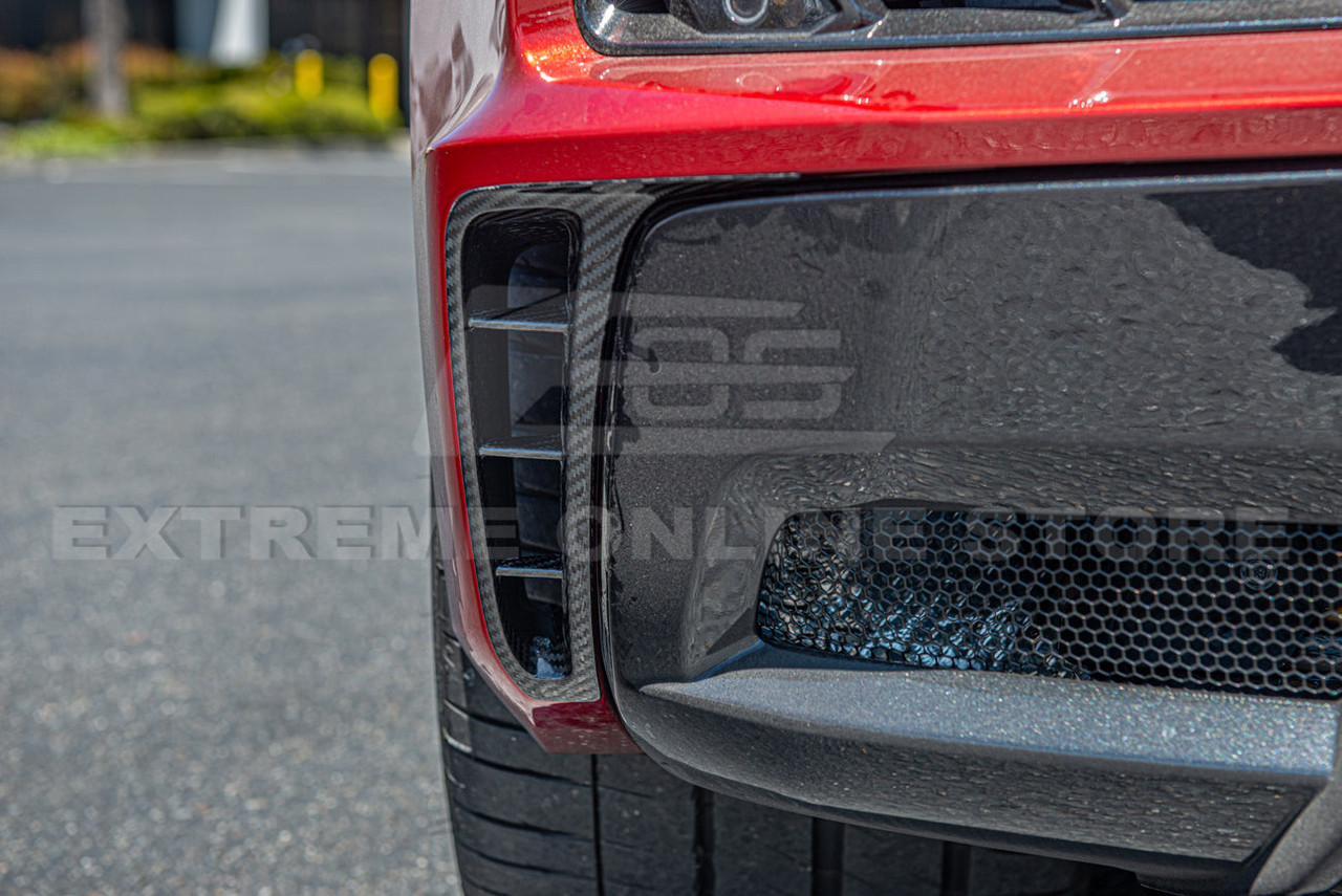 EOS Rear Diffuser Side Vents Carbon Fiber - C8 Corvette Z06