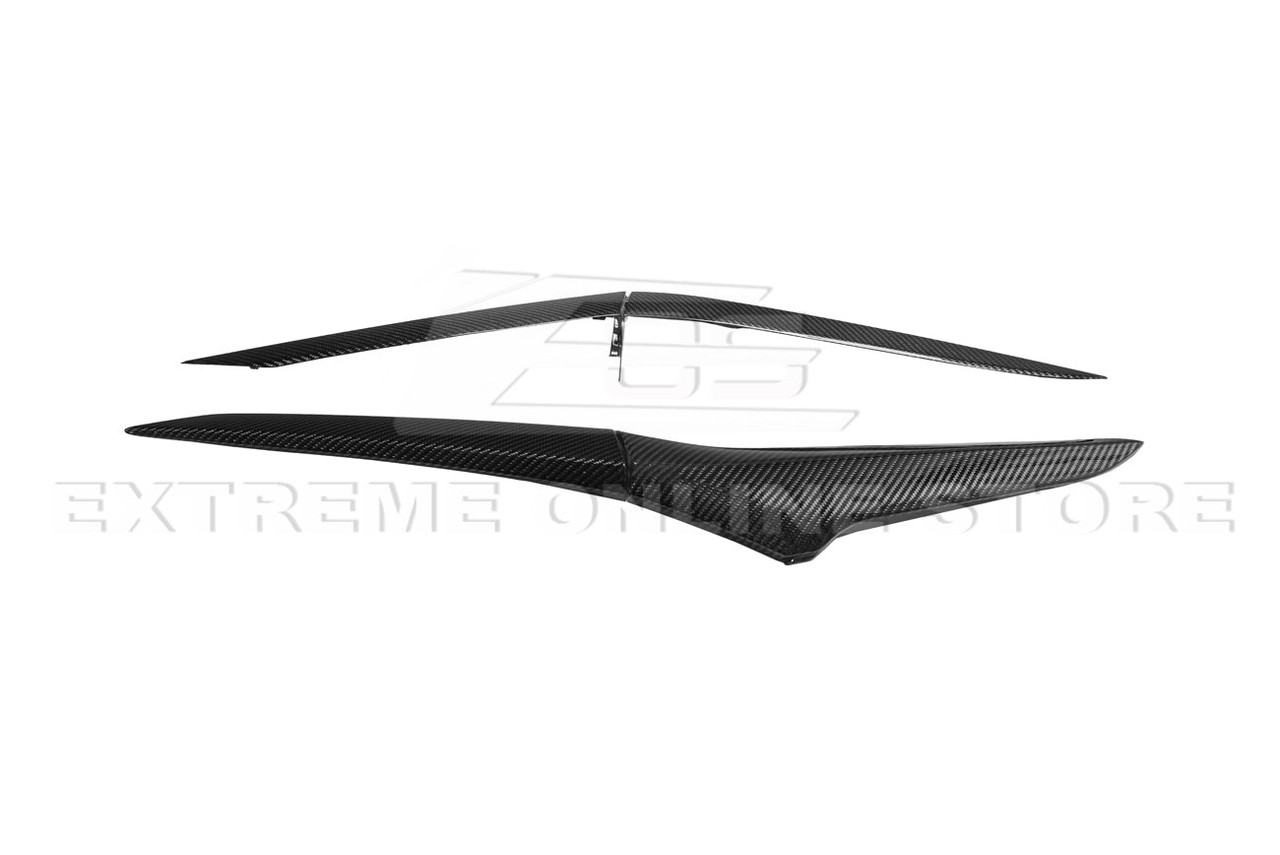 EOS Carbon Fiber Side Fender Vent Door Garnish - C8 Corvette Z06