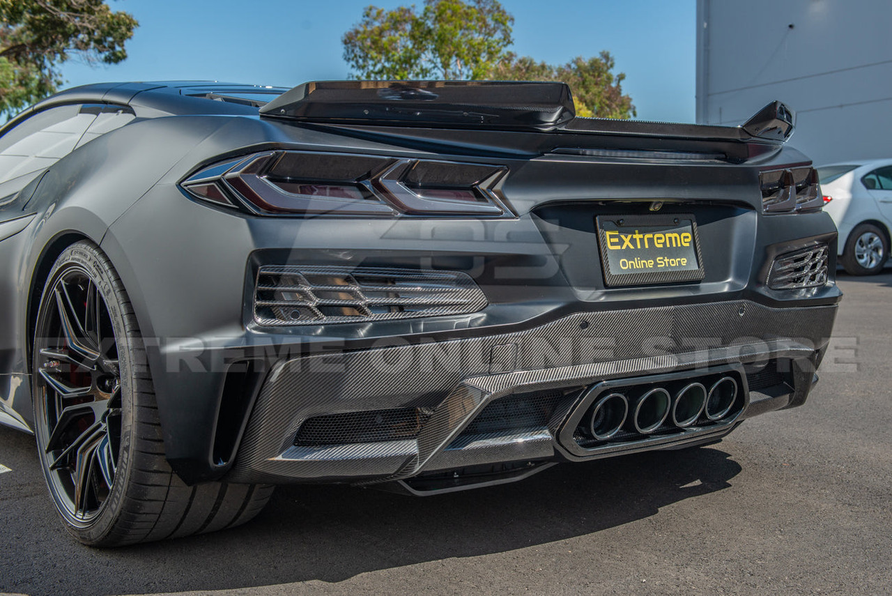 EOS Rear Bumper Grill Vent Carbon Fiber - C8 Corvette Z06