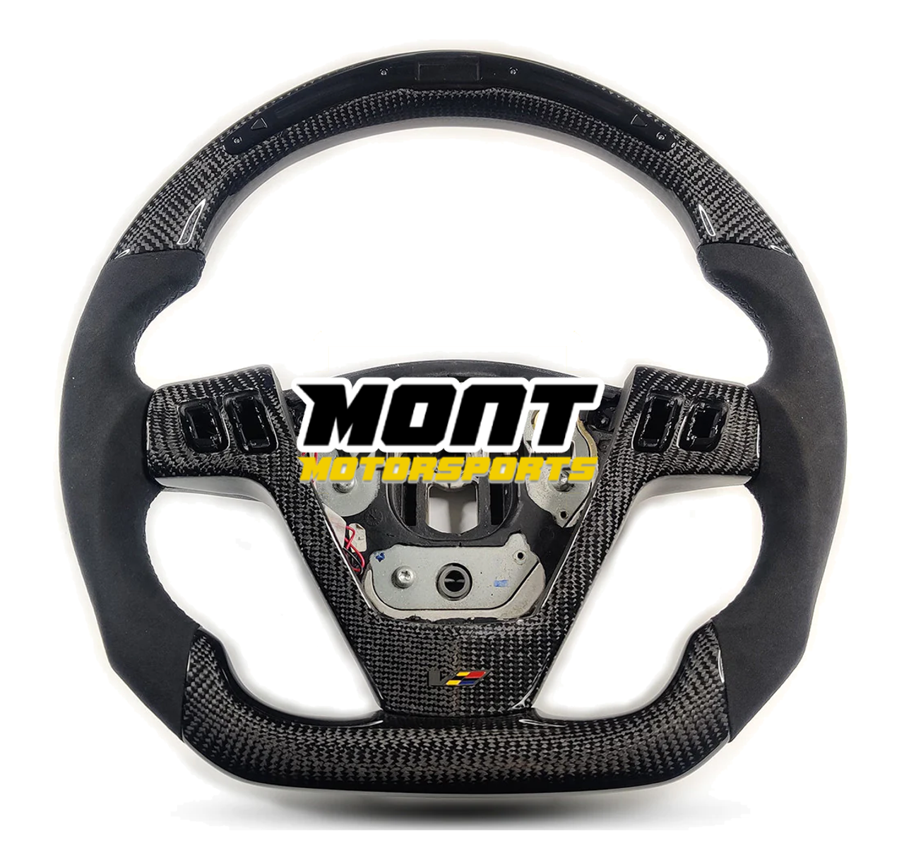 Carbon Fiber Steering Wheel w. Custom Options - 04-07 Cadillac CTS-V