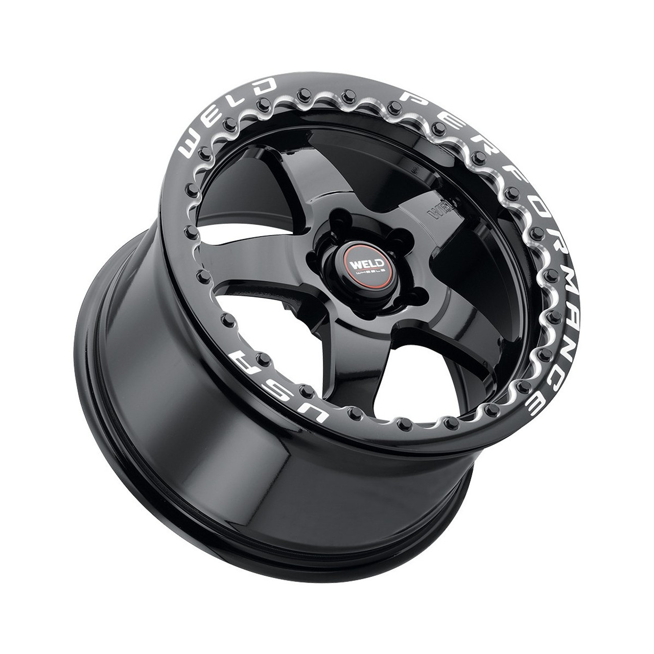 Weld Ventura Beadlock 17x10 Rear Wheel Gloss Black  - 09-19 CTS-V / 10-24 Camaro / 16-19 ATS-V / 14-16 Chevy SS Weld Ventura Beadlock 17x10 Rear Wheel Gloss Black  - 09-19 CTS-V / 10-24 Camaro / 16-19 ATS-V / 14-16 Chevy SS