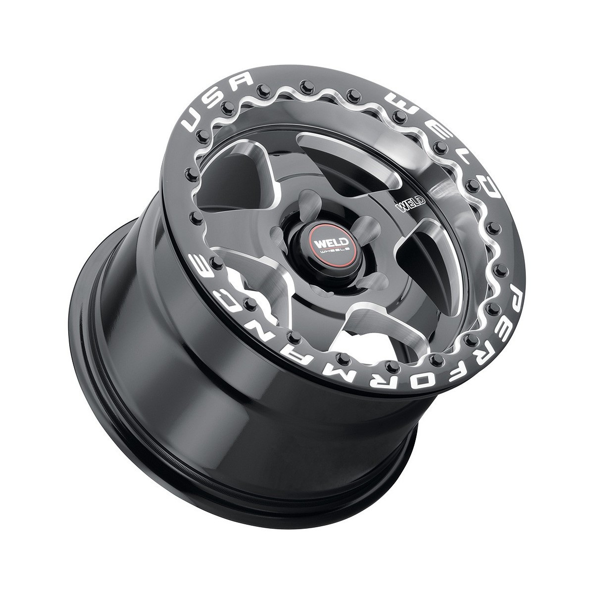 Weld Ventura Beadlock 15x10 Rear Wheel - 05-13 C6 Corvette GS / Z06 - 14-19 C7 Corvette GS / Z0605-13 C6 Corvette GS / Z06 - 14-19 C7 Corvette GS / Z06