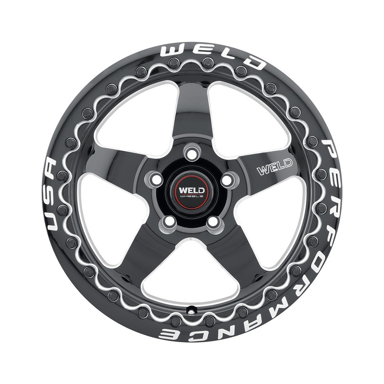 Weld Ventura Beadlock 18x12 Rear Wheel - C6 / C7 Corvette
