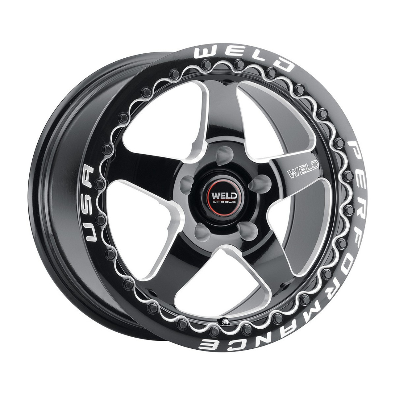 Weld Ventura Beadlock 18x12 Rear Wheel - C6 / C7 Corvette