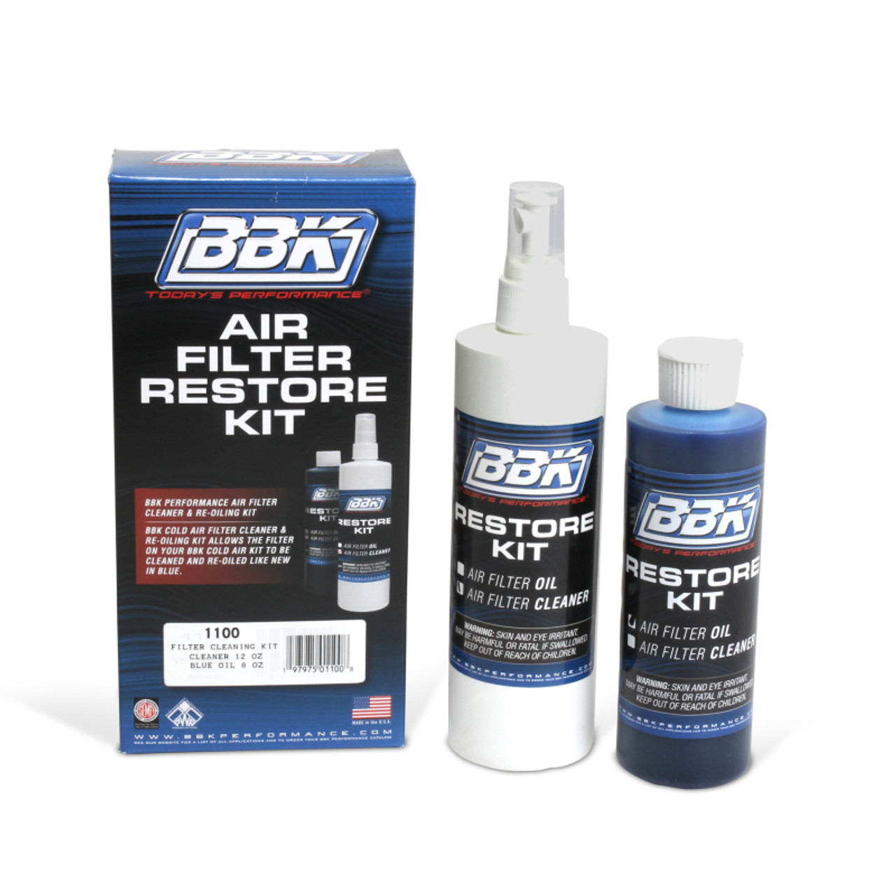 BBK BBK Cold Air Filter Restore Cleaner And Re-Oil Kit - 1100