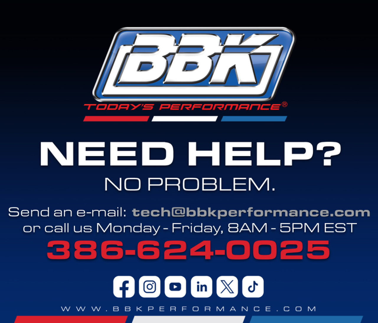 BBK 2-3/4in Universal Flared Exhaust Flow Tubes - 14670