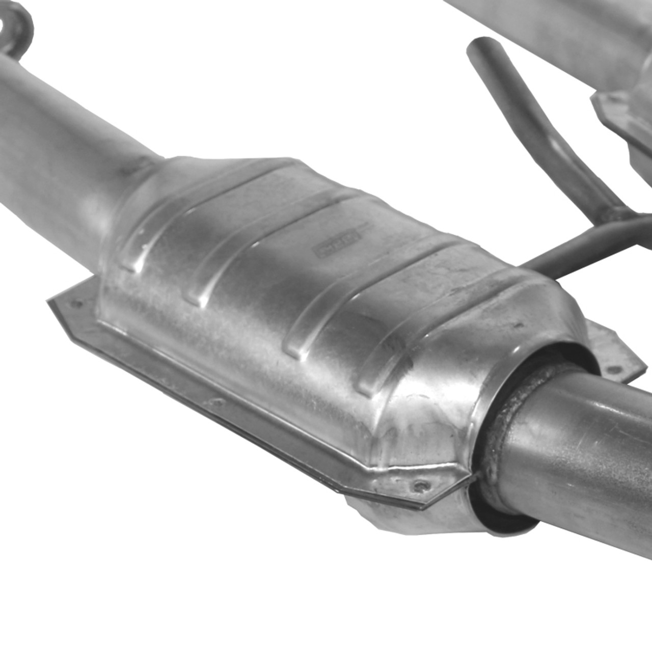 BBK 79-93 Mustang 5.0 Short Mid H Pipe With Catalytic Converters 2-1/2 For BBK Long Tube Headers - 1509
