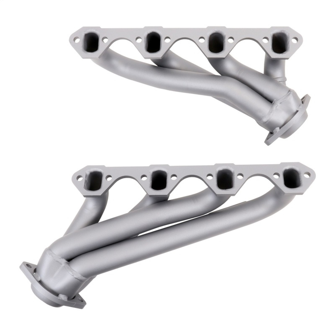 BBK 79-93 Mustang 351 Swap Shorty Unequal Length Exhaust Headers - 1-5/8 Titanium Ceramic - 1511