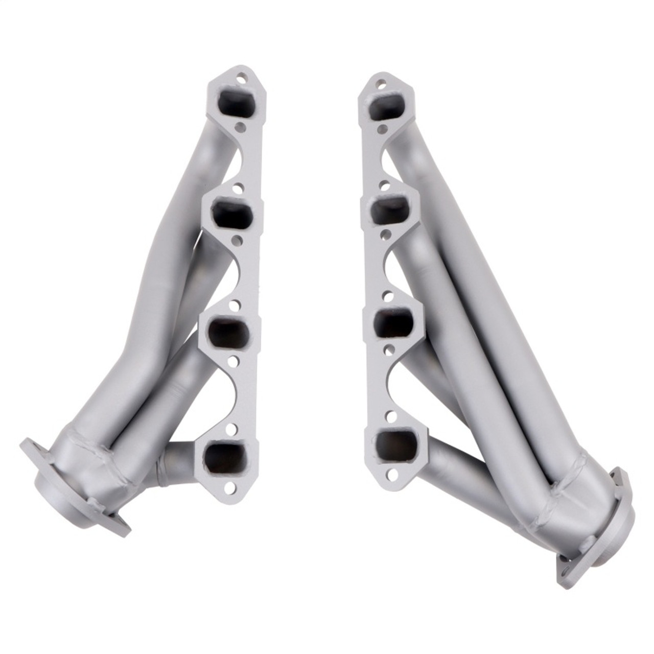 BBK 79-93 Mustang 351 Swap Shorty Unequal Length Exhaust Headers - 1-5/8 Titanium Ceramic - 1511