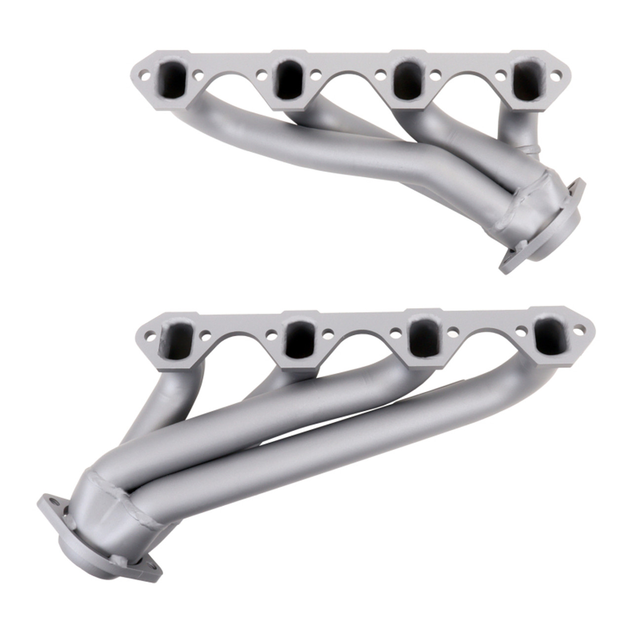 BBK 79-93 Mustang 351 Swap Shorty Unequal Length Exhaust Headers - 1-5/8 Titanium Ceramic - 1511