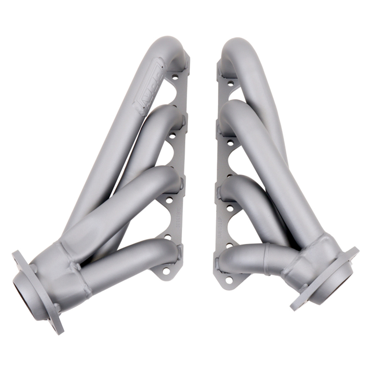 BBK 79-93 Mustang 351 Swap Shorty Unequal Length Exhaust Headers - 1-5/8 Titanium Ceramic - 1511