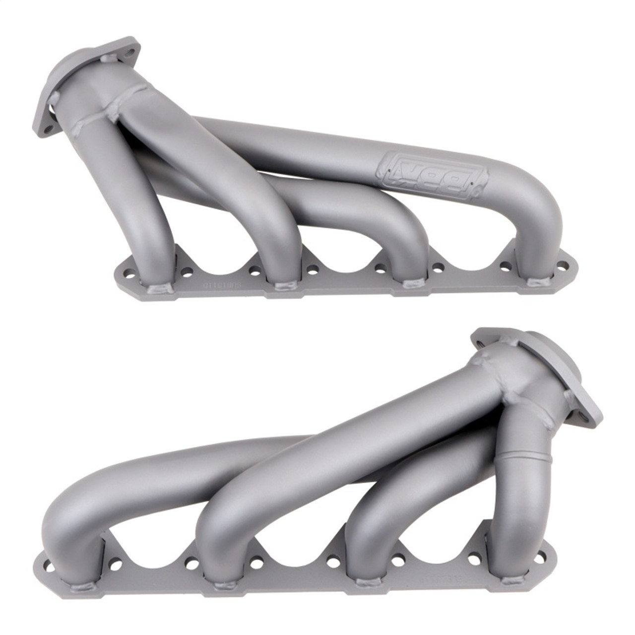 BBK 79-93 Mustang 351 Swap Shorty Unequal Length Exhaust Headers - 1-5/8 Titanium Ceramic - 1511