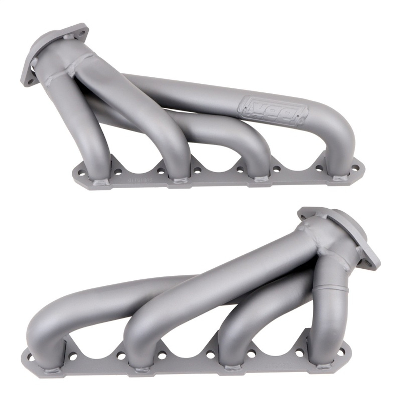 BBK 79-93 Mustang 351 Swap Shorty Unequal Length Exhaust Headers - 1-5/8 Titanium Ceramic - 1511
