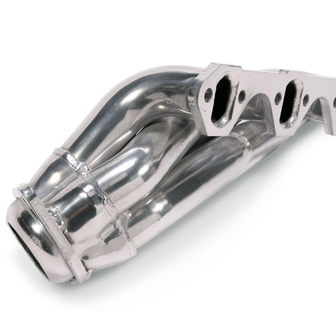 BBK 79-93 Mustang 351 Swap Shorty Unequal Length Exhaust Headers - 1-5/8 Silver Ceramic - 15110