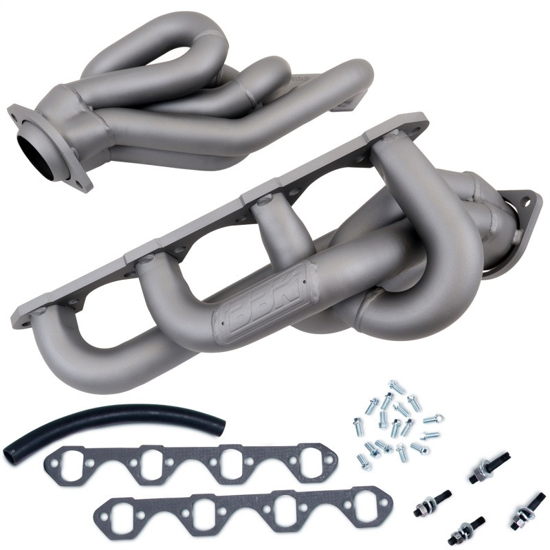 BBK 86-93 Mustang 5.0 Shorty Tuned Length Exhaust Headers - 1-5/8 Titanium Ceramic - 1512