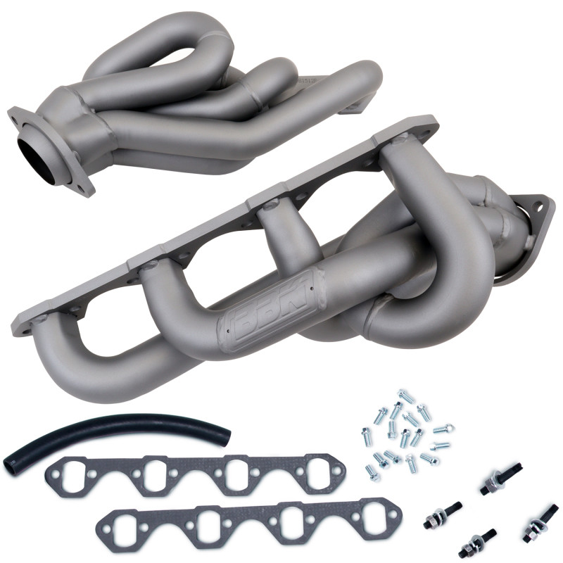 BBK 86-93 Mustang 5.0 Shorty Tuned Length Exhaust Headers - 1-5/8 Titanium Ceramic - 1512
