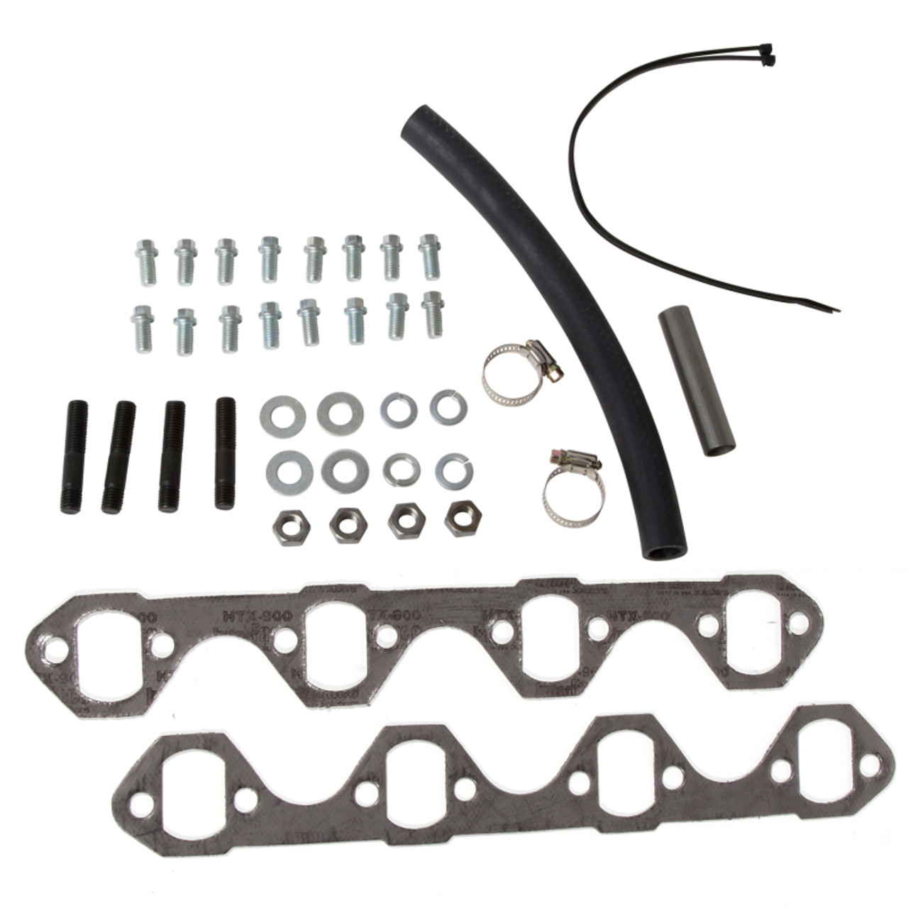 BBK 86-93 Mustang 5.0 Shorty Tuned Length Exhaust Headers - 1-5/8 Silver Ceramic - 15120
