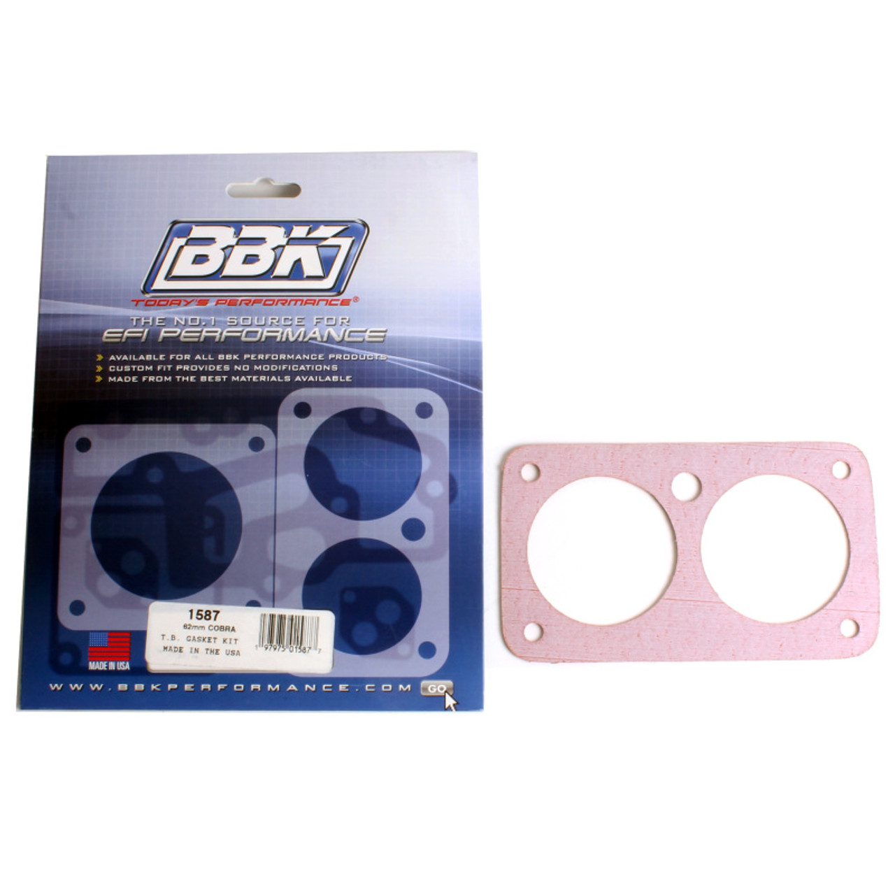 BBK 96-04 Ford Mustang 4.6 4V Twin 62mm Throttle Body Gasket Kit - 1587