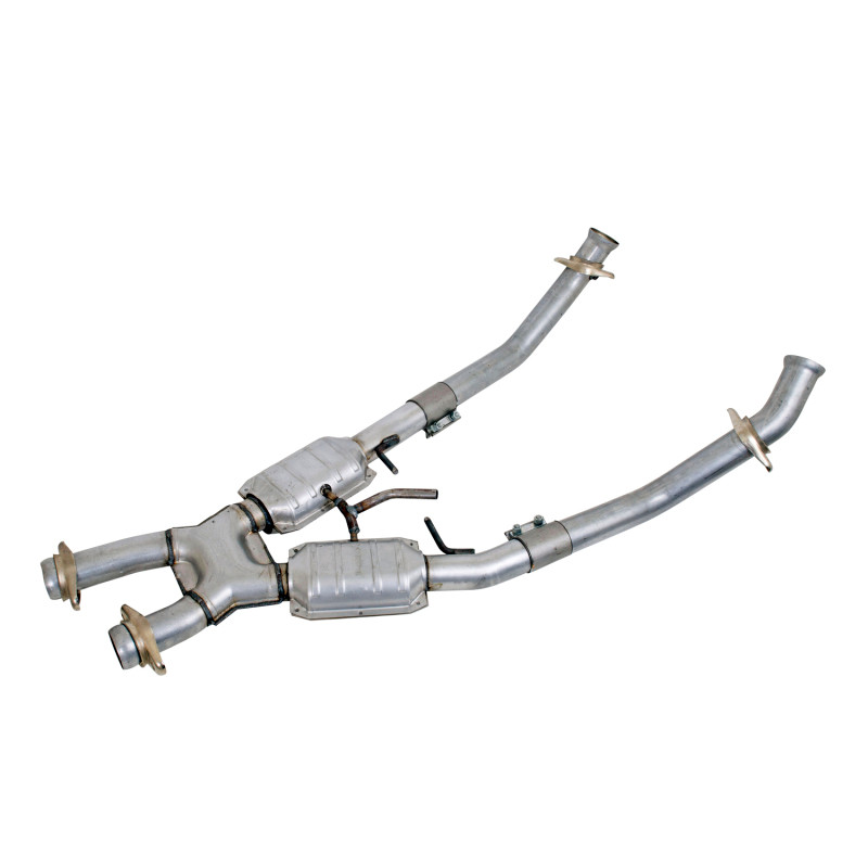 BBK 86-93 Mustang 5.0 High Flow X Pipe With Catalytic Converters - 2-1/2 - 1662