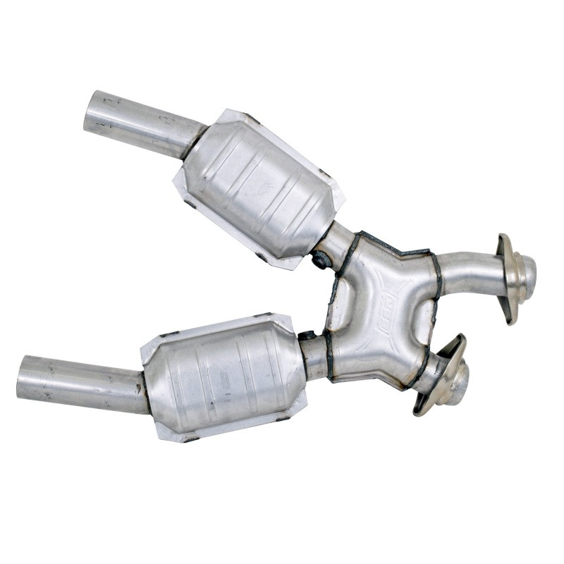 BBK 99-04 Mustang 4.6 GT / Cobra High Flow X Pipe With Catalytic Converters - 2-1/2 - 1670