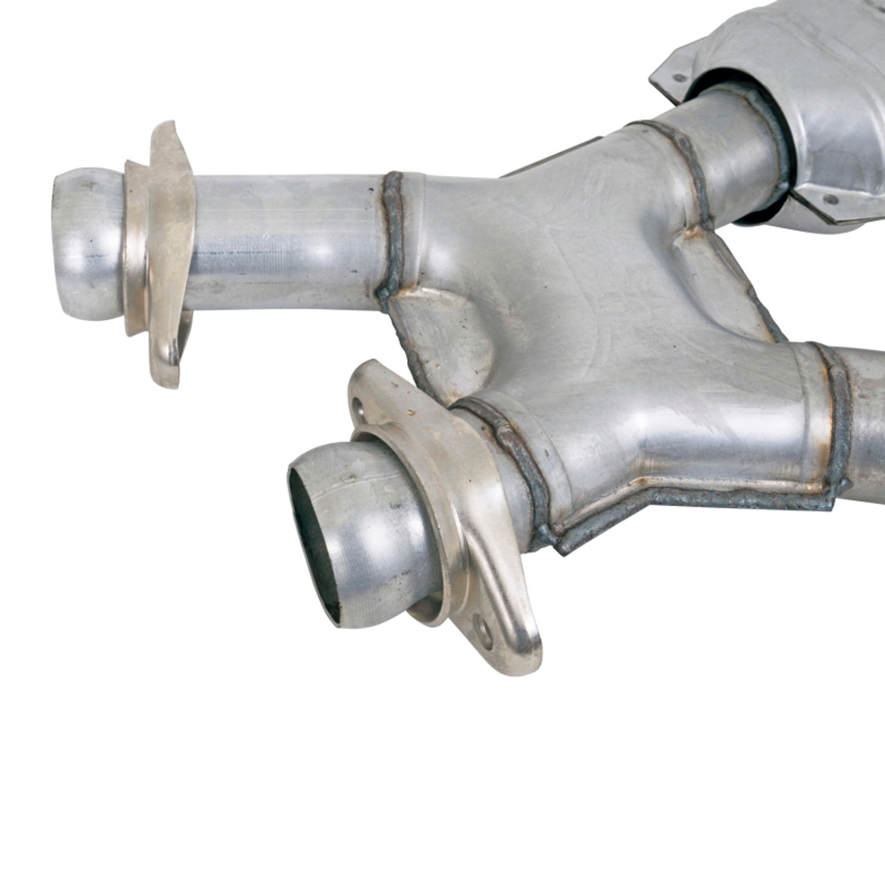 BBK 94-95 Mustang 5.0 Short Mid X Pipe With Catalytic Converters 2-1/2 For BBK Long Tube Headers - 1672