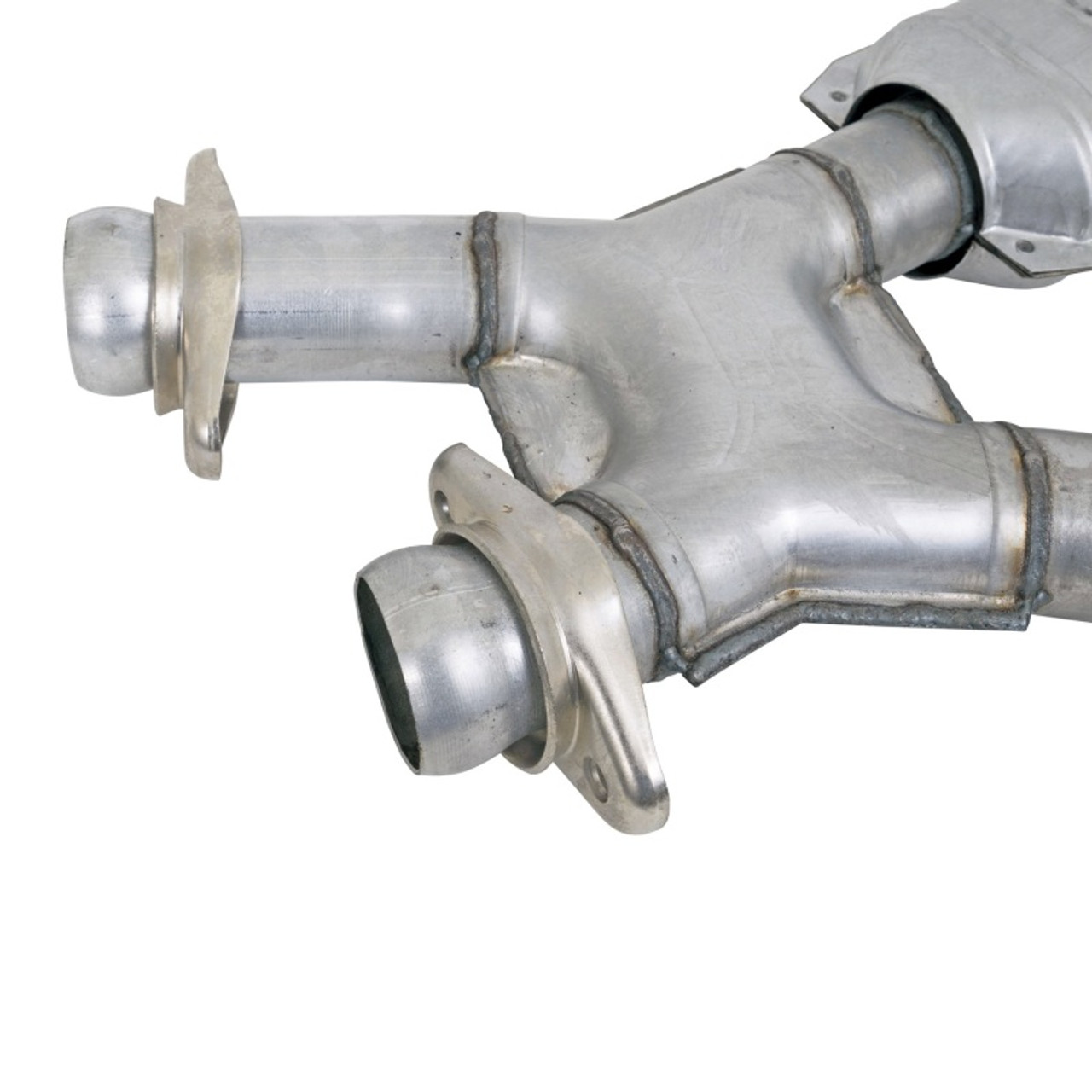 BBK 94-95 Mustang 5.0 Short Mid X Pipe With Catalytic Converters 2-1/2 For BBK Long Tube Headers - 1672