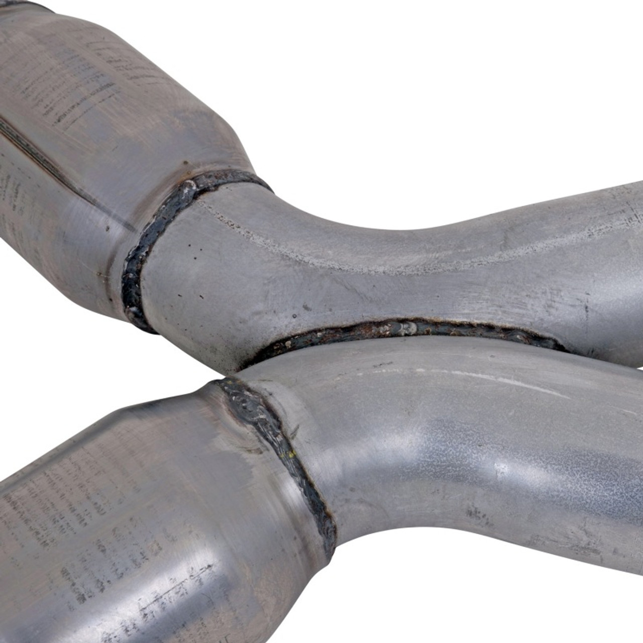 BBK 79-04 Mustang Coyote Swap Short Mid X Pipe w Catalytic Converters 3.0 For BBK Long Tube Headers - 1786