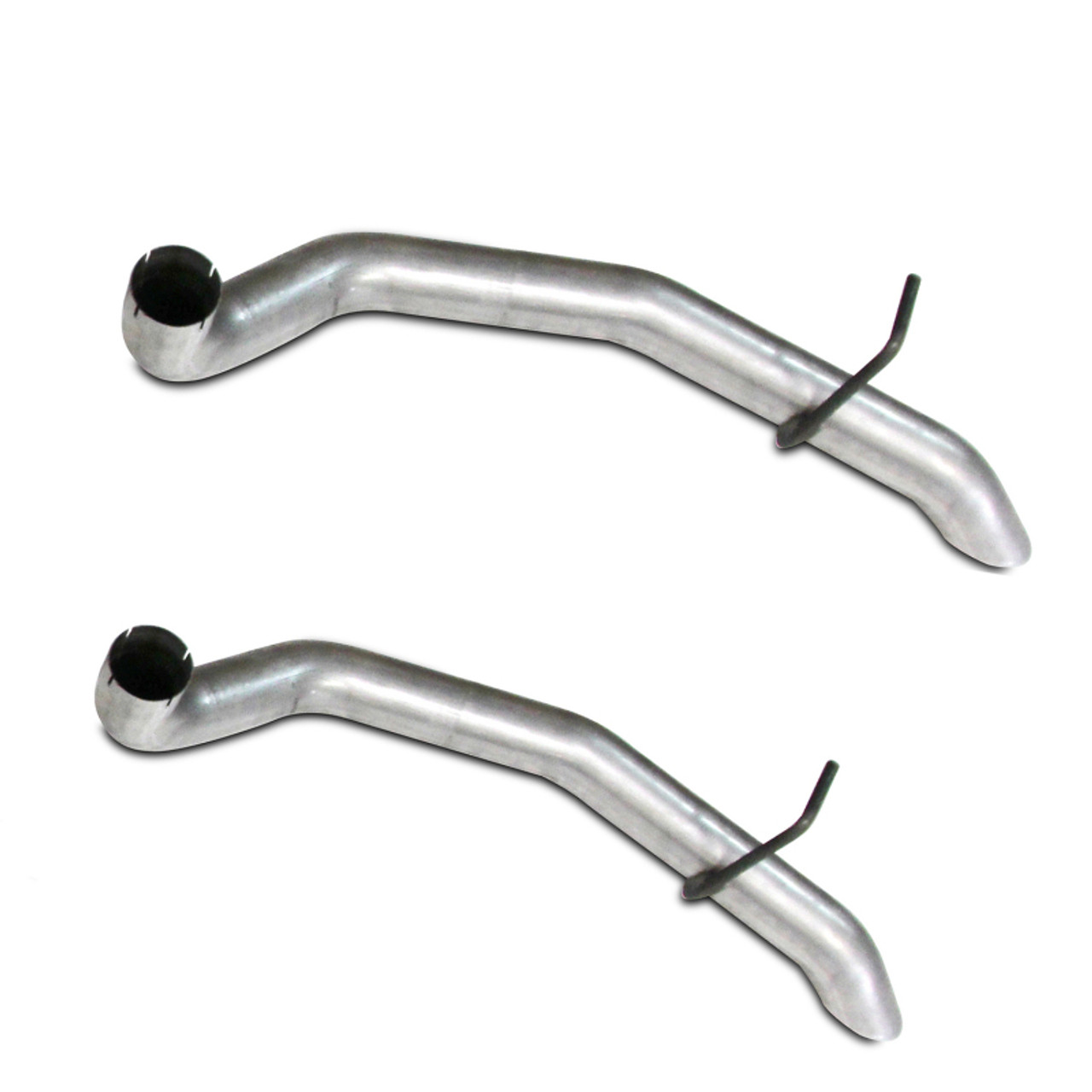BBK 87-93 Mustang GT Cat Back Kit Varitune Mufflers - Aluminized turn downs - 3002